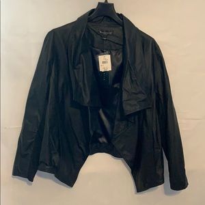 Bagatelle black leather jacket NWT
